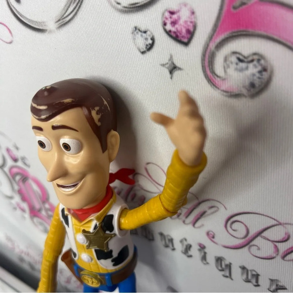 Disney Andy doll moveable  plastic Toy Story cowboy ANDY c🤠Pixar rare action - Picture 4 of 6